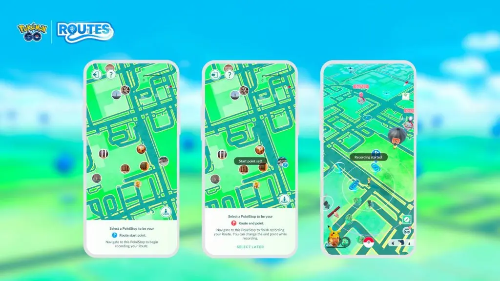 pokemon go routes