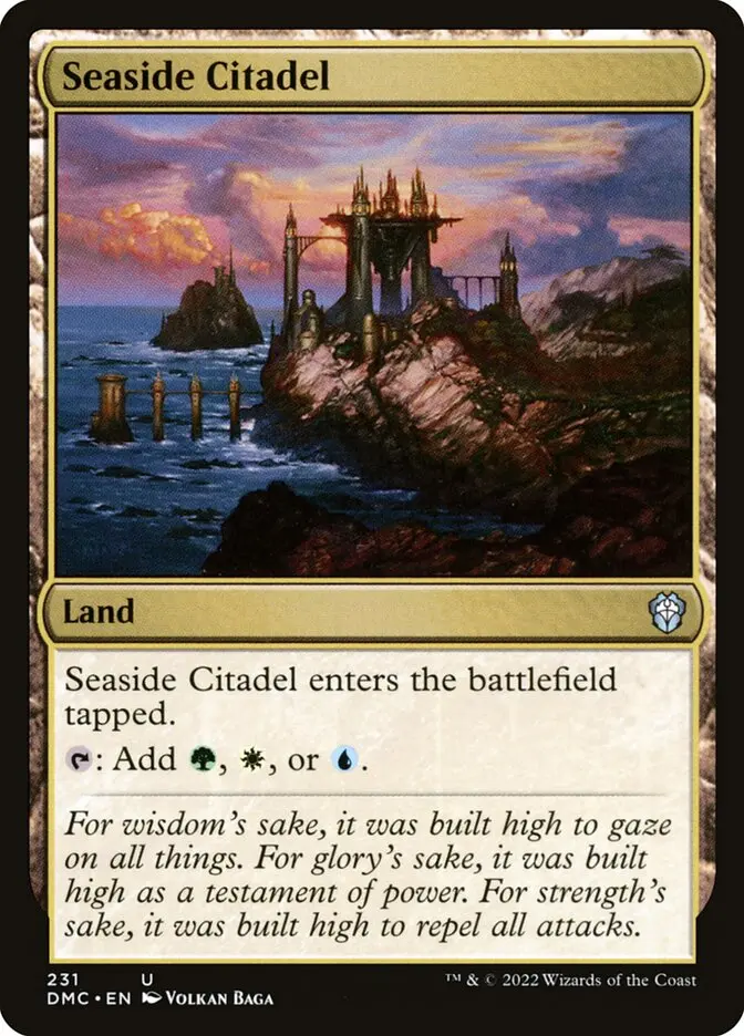 Seaside Citadel in Magic the Gathering