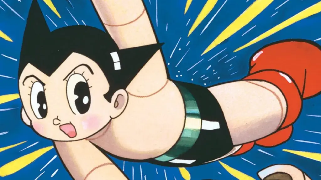 An image featuring Atom from the nostalgic anime series Astro Boy