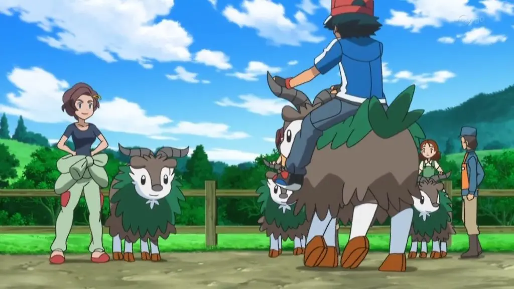 Skiddo from Pokemon anime