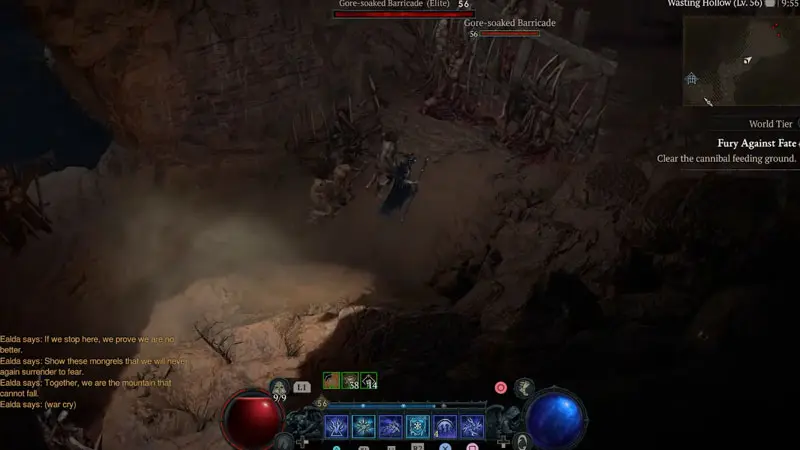 Diablo 4 Gore Soaked Barricade Bug