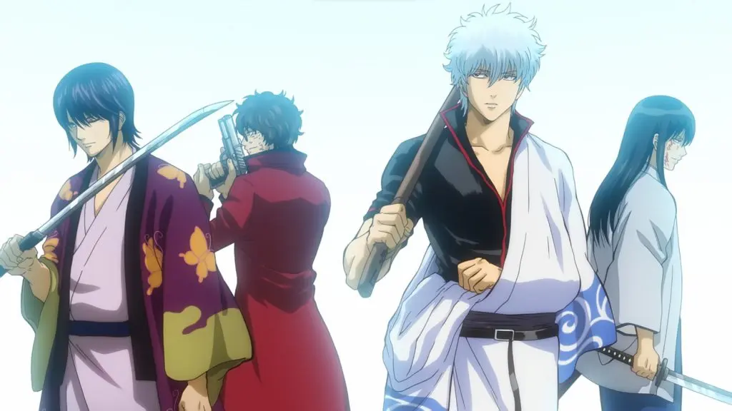 Anime series line One Piece Gintama