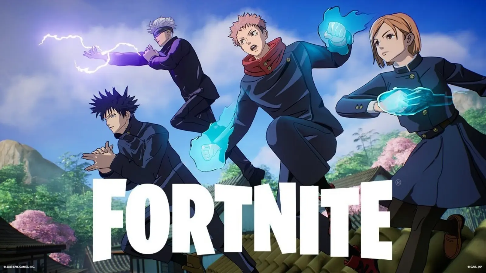 fortnite Jujutsu Kaisen collab