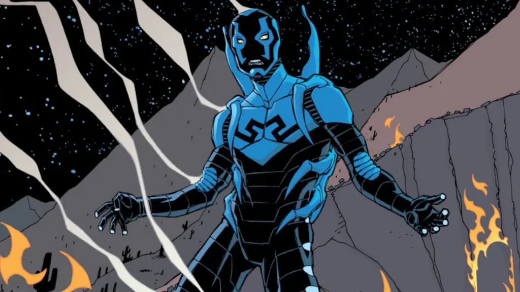 Jaime Reyes first becomes Blue Beetle.