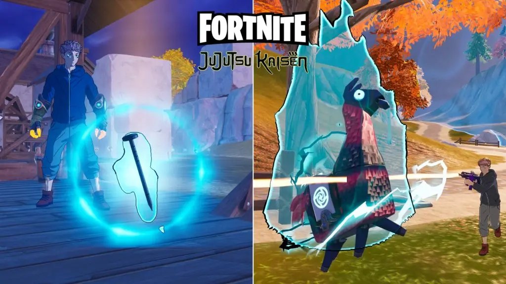 Jujutsu Kaisen Mythics loot in Fortnite