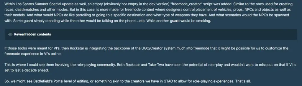 gta online features found