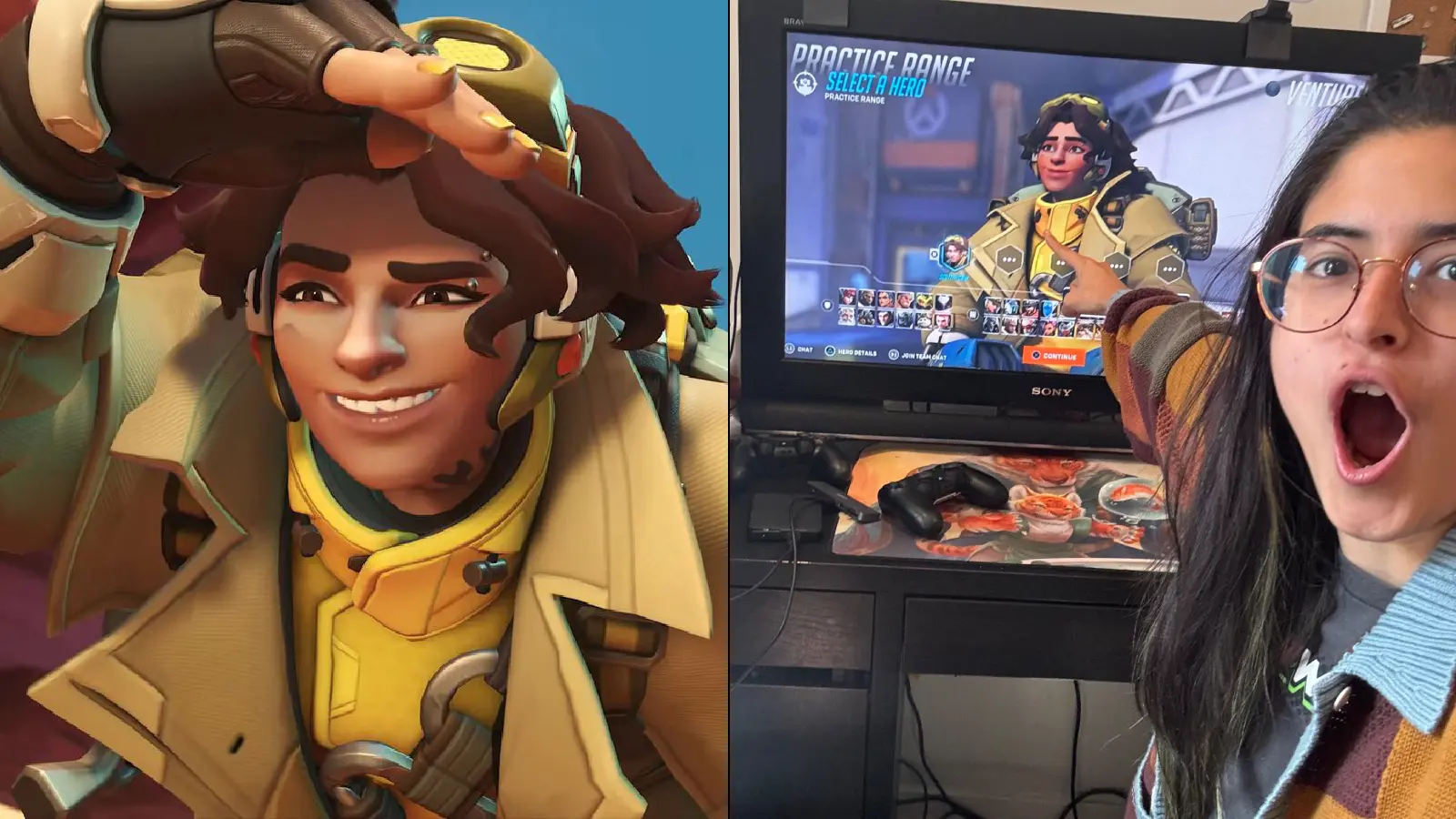 Overwatch 2 Venture with voice actor Valeria Rodriguez