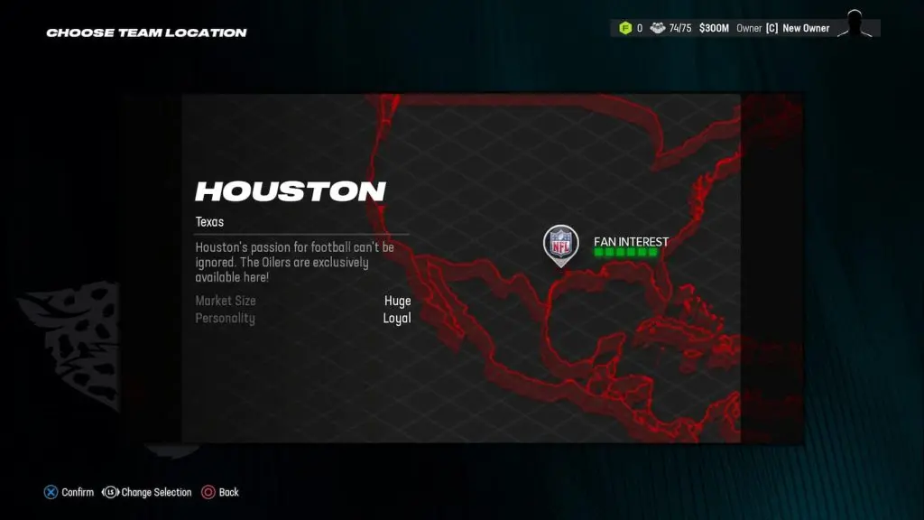 Madden 24 city of Houston