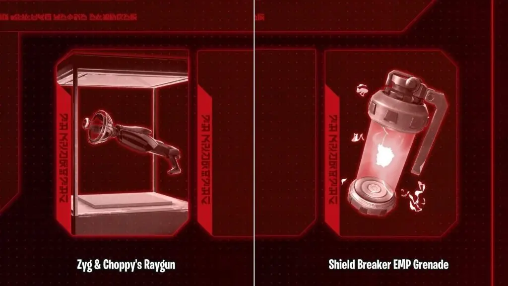 Raygun & EMP items in Fortnite