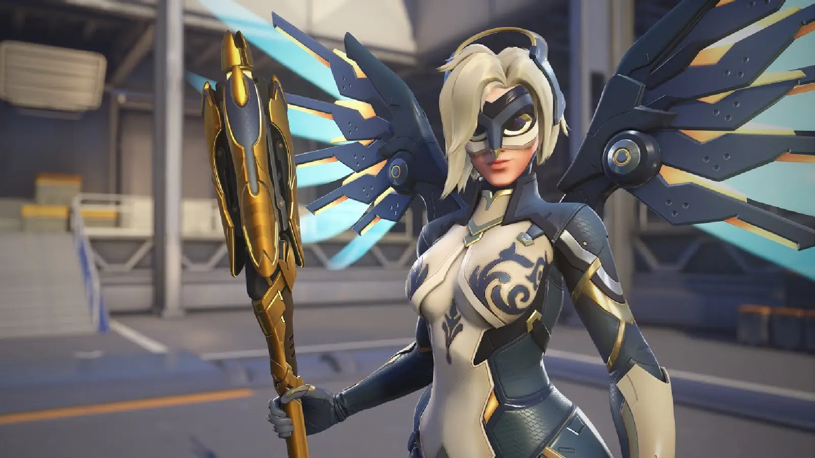 Owl guardian Mercy in Overwatch 2