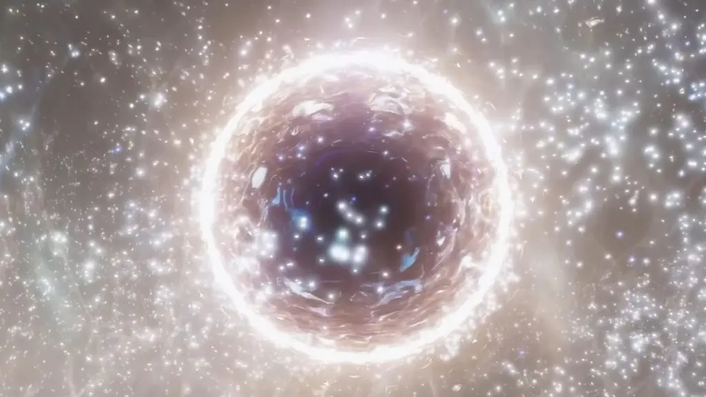 The Unity located at the center of the universe in Starfield