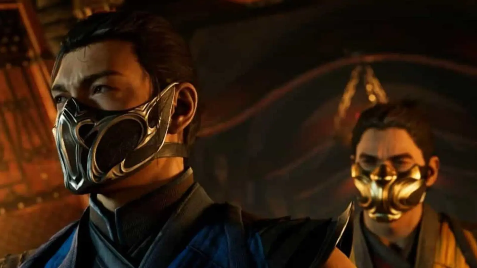 sub-zero and scorpion in mortal kombat 1 cut scene