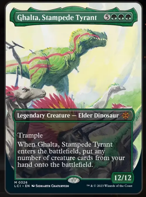 MTG Ixalan reveals - powerful new dinosaur Ghalta