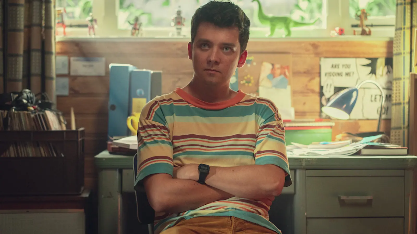 Asa Butterfield as Otis in Sex Education on Netflix