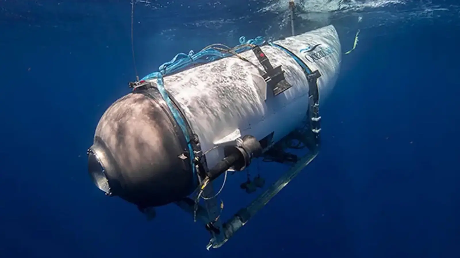 Still of the OceanGate submersible