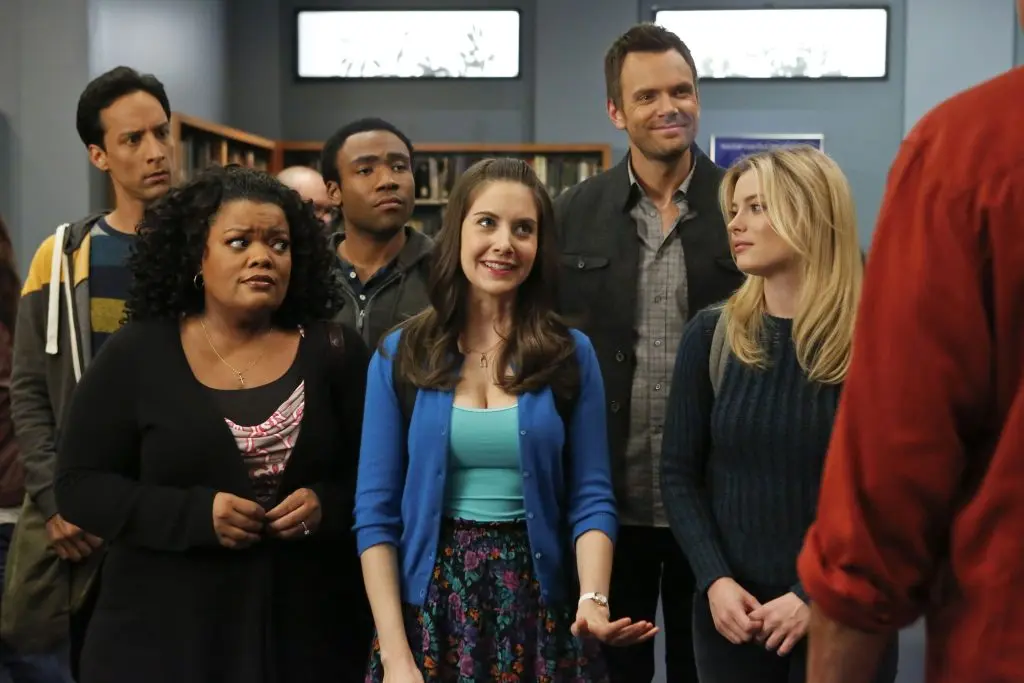 The cast of Community 