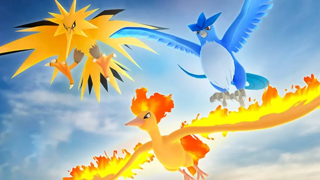 Pokemon Go Legendary birds