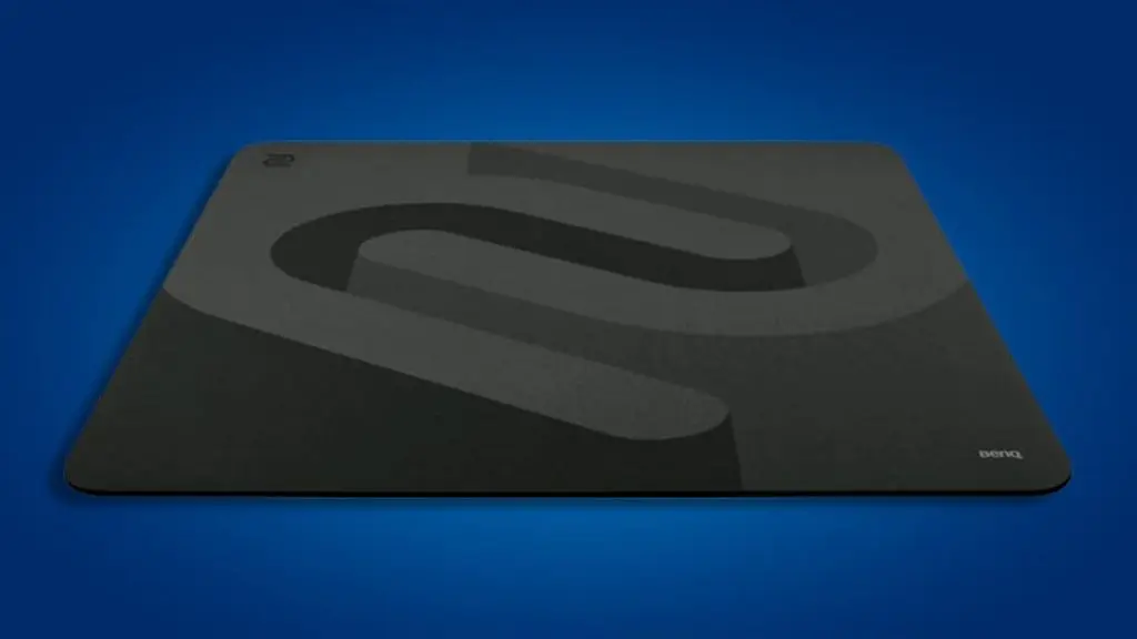 Image of the BenQ Zowie G-SR-SE Gris Gaming Mouse Pad on a blue background.