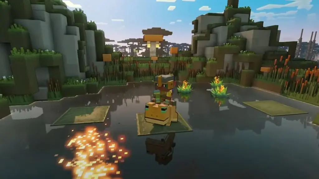 Minecraft Legends Frog