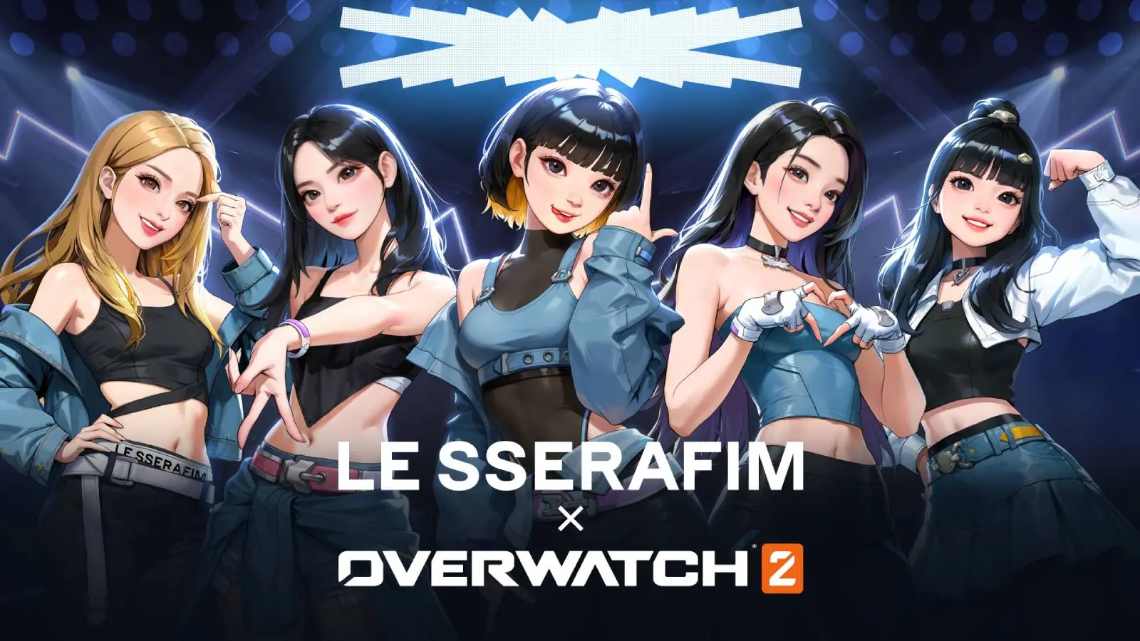 LE SSERAFIM Overwatch crossover