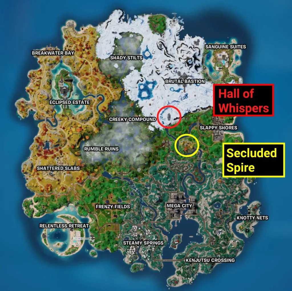 Fortnire Chapter 4 Season 4 Fortnitemares map