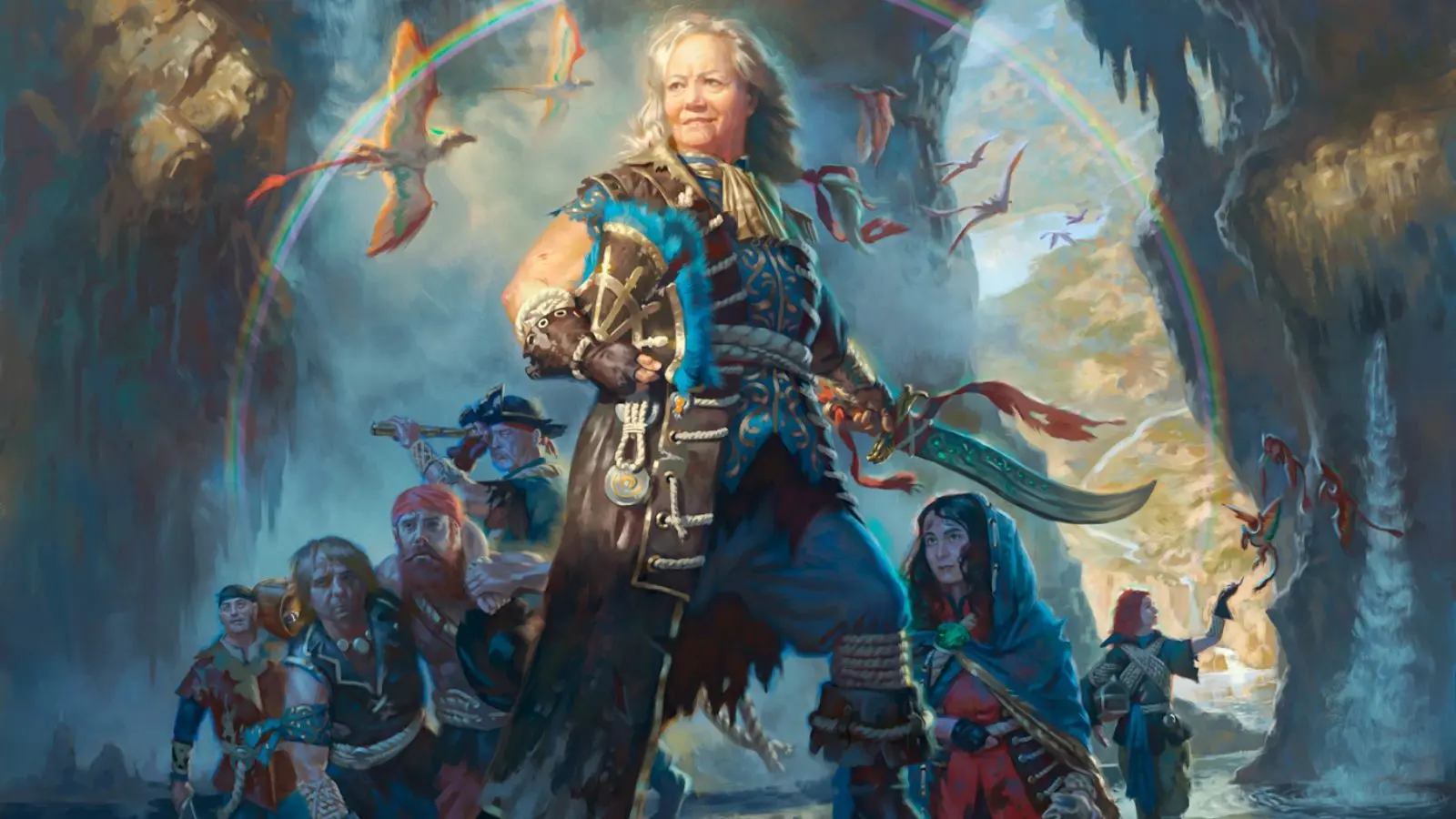 Ixalan Comanders - Beckett Brass leading her crew