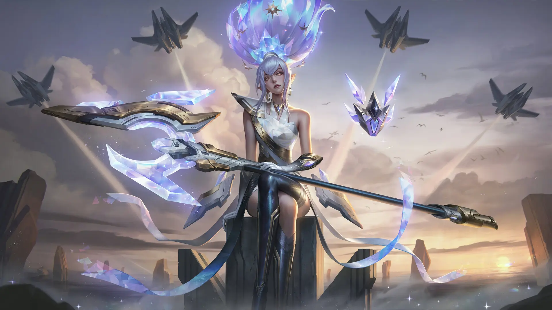 Prestige Cyber Halo Janna Splash Art