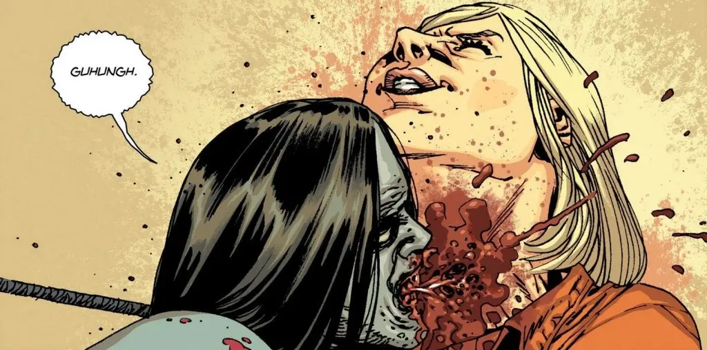 carol death walking dead comics