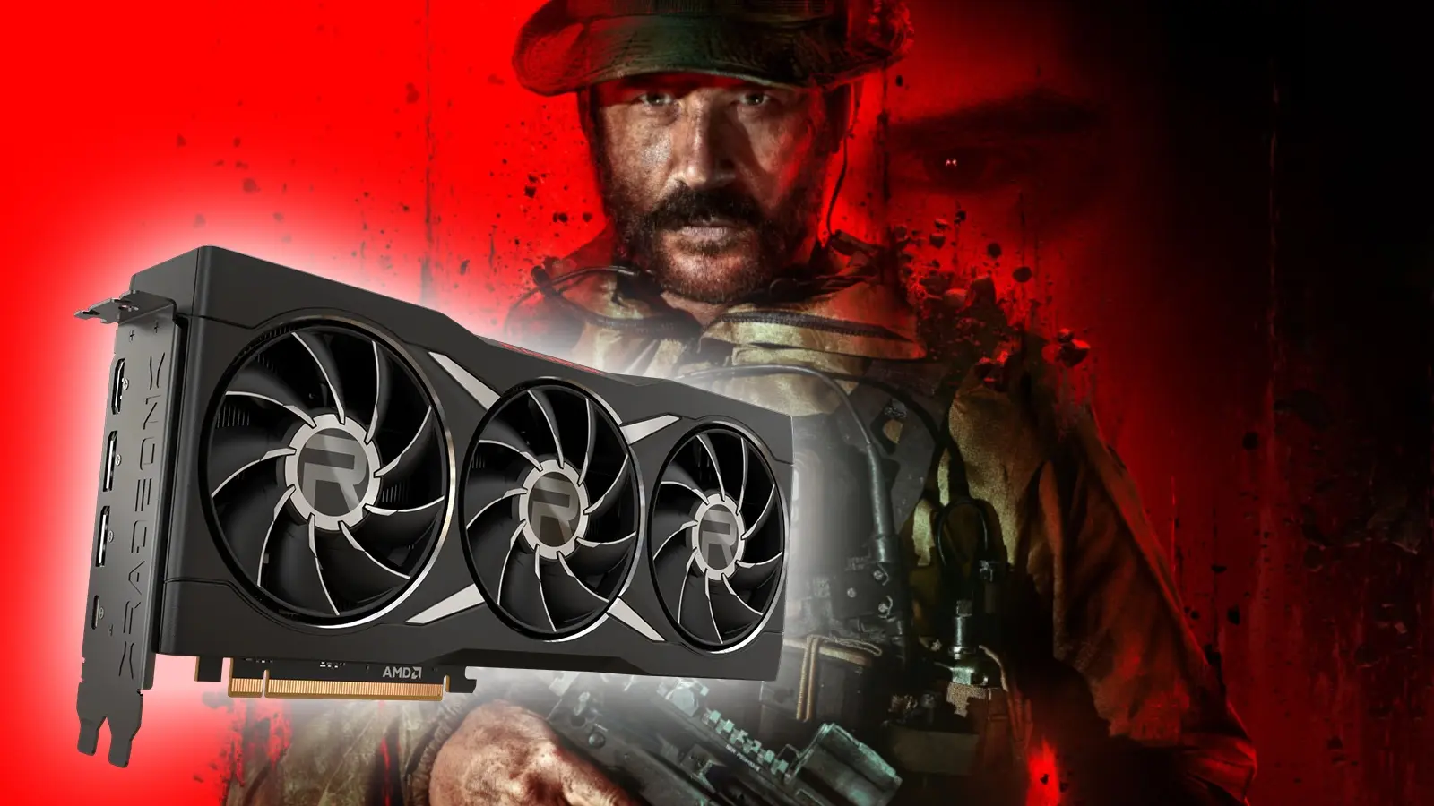 Modern Warfare 3 key art with AMD GPU