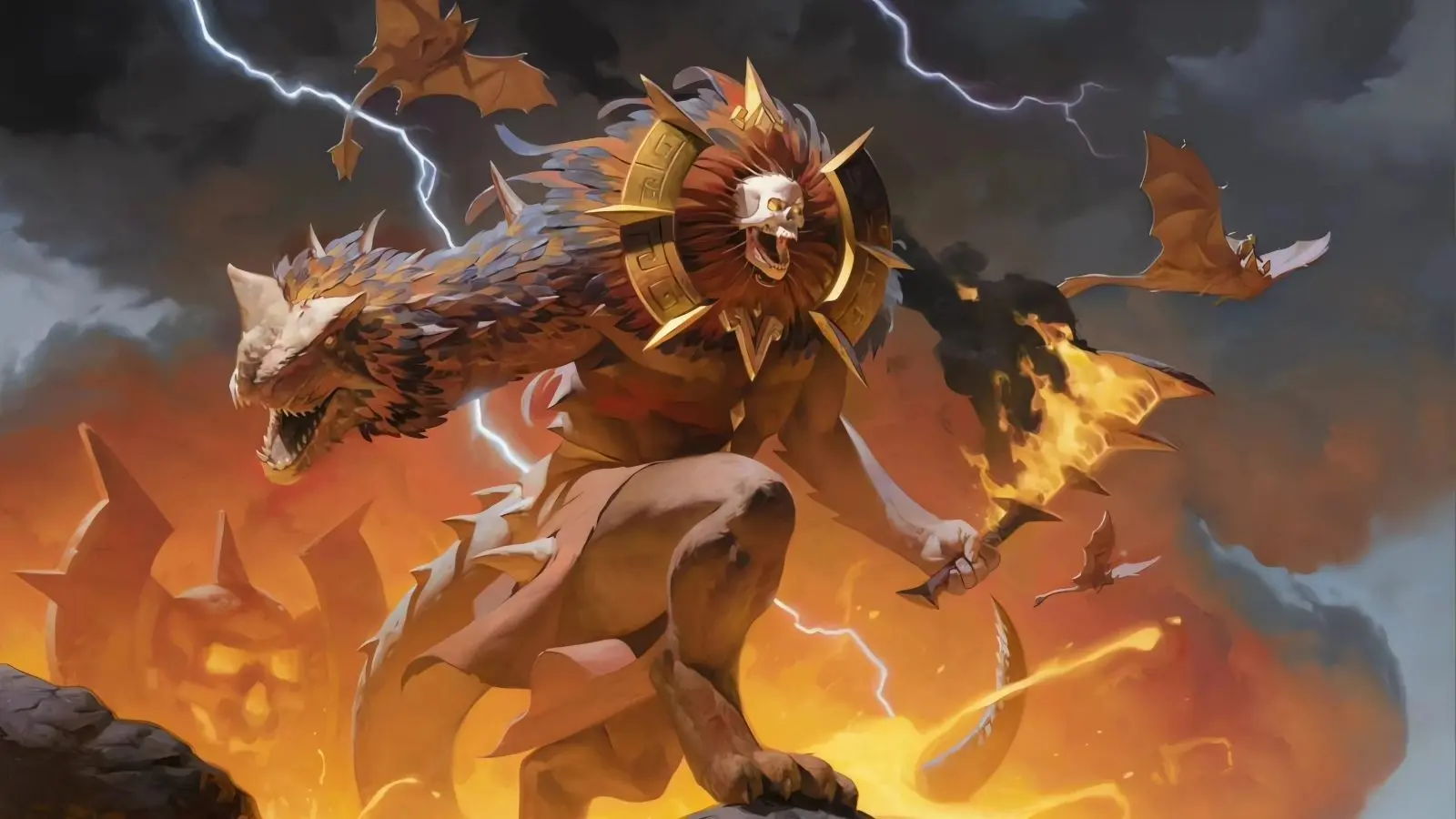 MTG Ixalan Gods header - Ojer Axonil triumphant