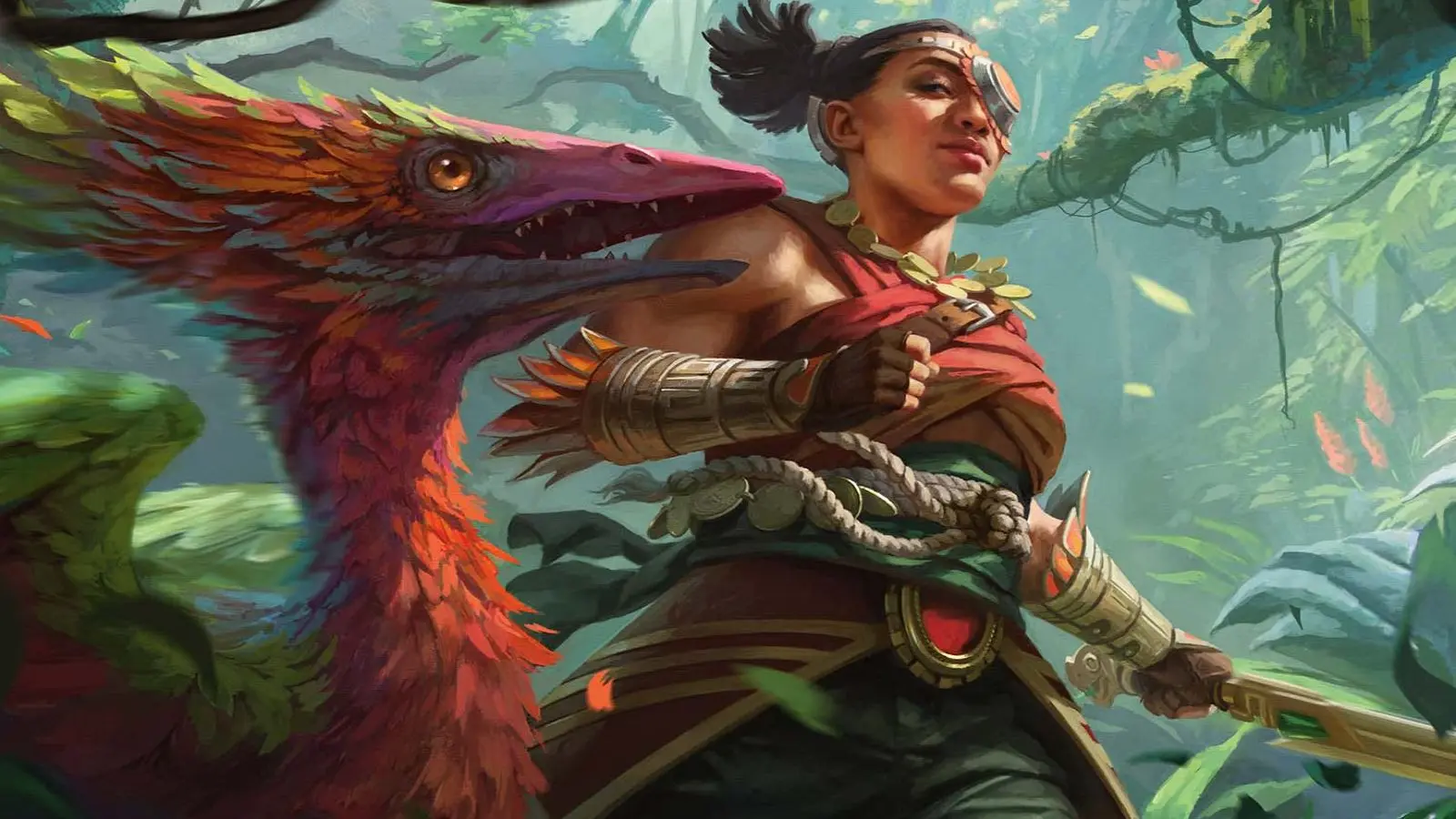 MTG Ixalan Dinosaur dck header