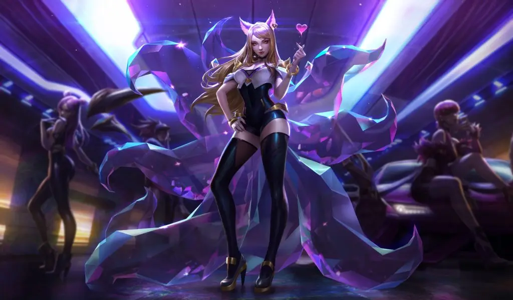 KDA Ahri Splash Art