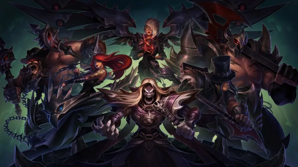 Pentakill Band Key Art in League of Legends