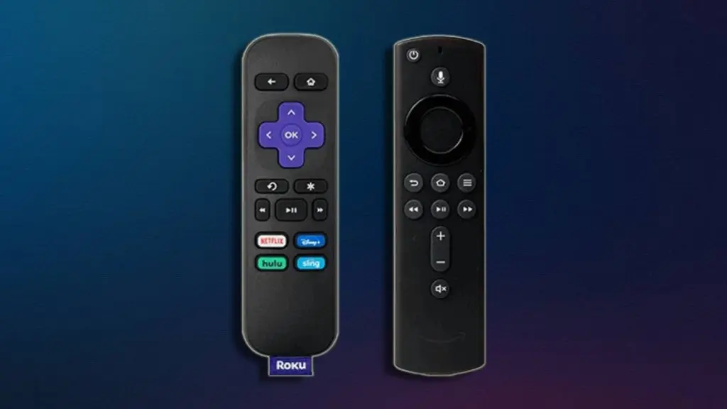 Roku Remote vs Fire TV Stick remote