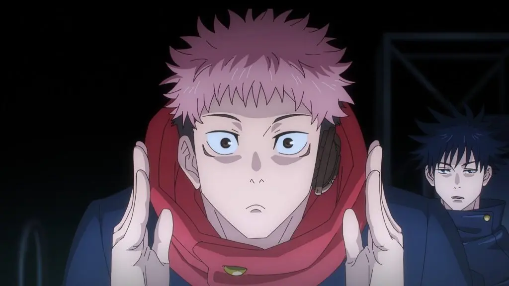 Yuji calling Nanamin in Jujutsu Kaisen