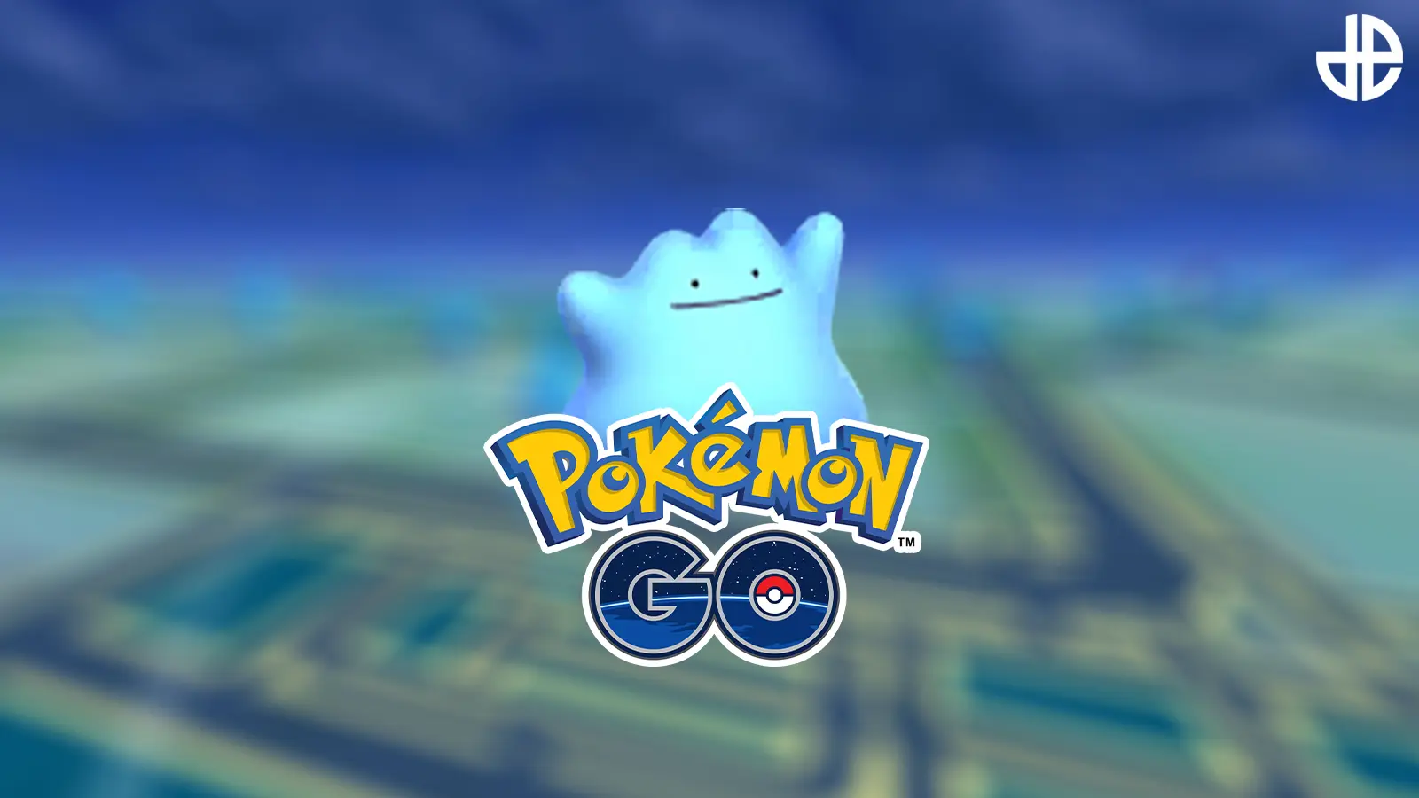 Image showing Shiny Ditto with the Pokemon GO logo