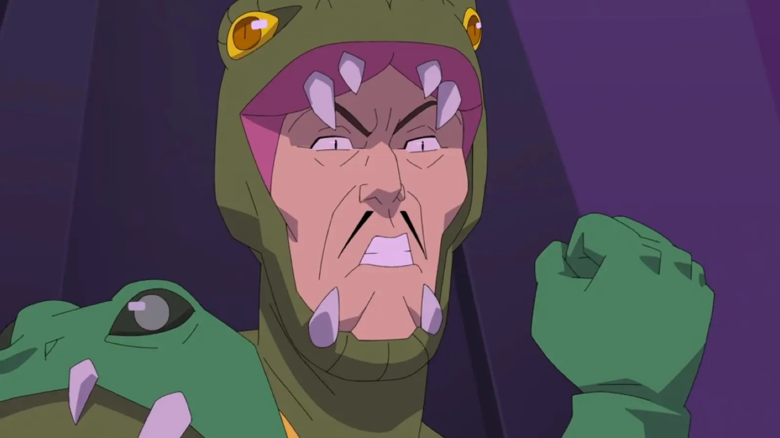 A still of Supreme Lizard from the Lizard League in Invincible Season 2