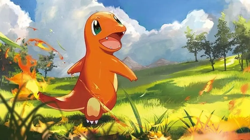 Charmander card artwork from the Pokemon TCG