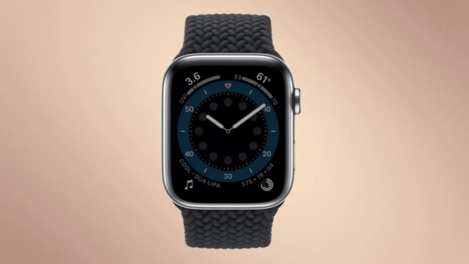 Apple Watch Series 6 in black