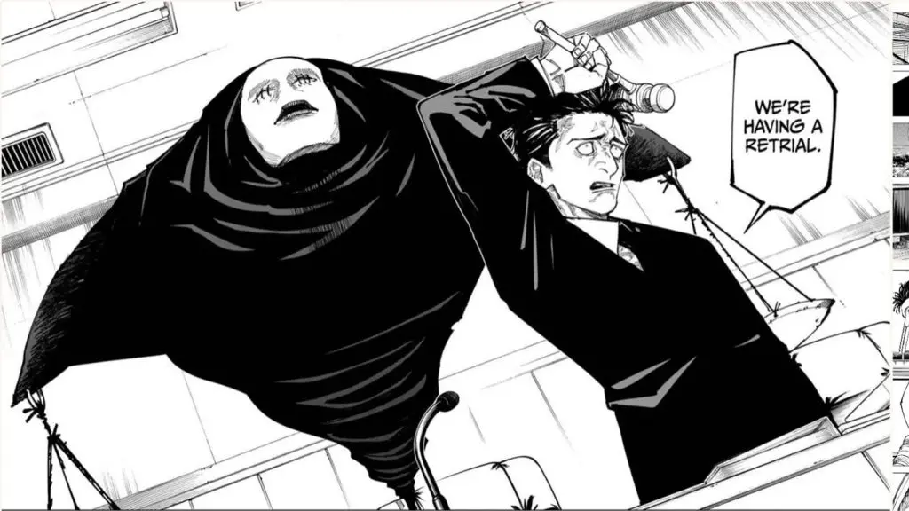 Jujutsu Kaisen character panel of Higuruma