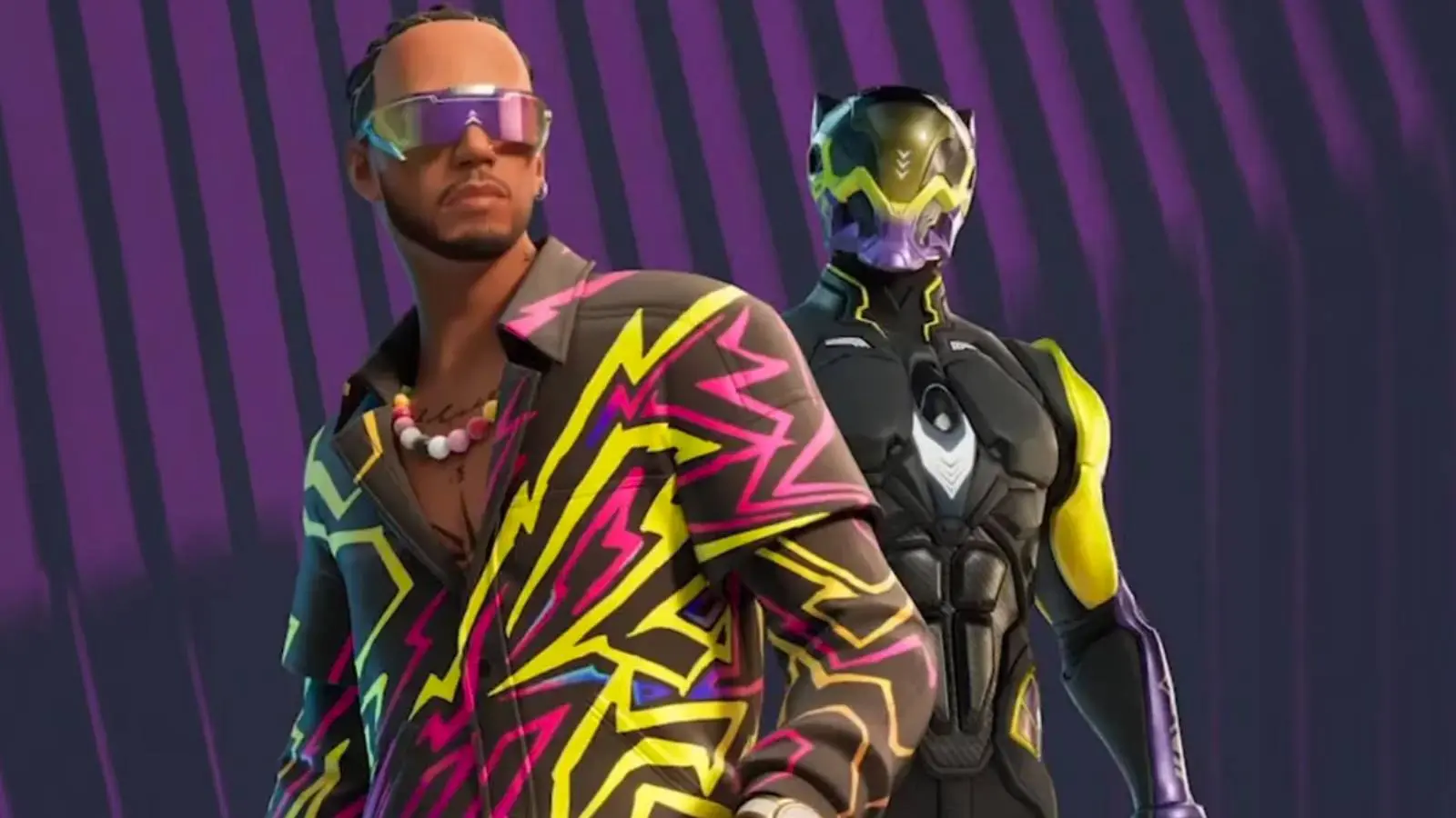 Lewis Hamilton Fortnite skin