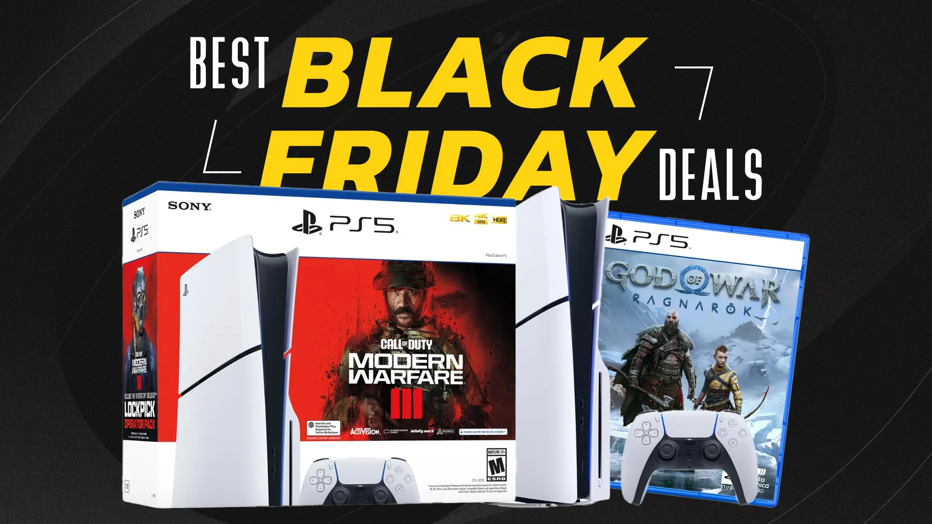 black friday walmart ps5 slim mega bundle with mw3 and god of war ragnarok