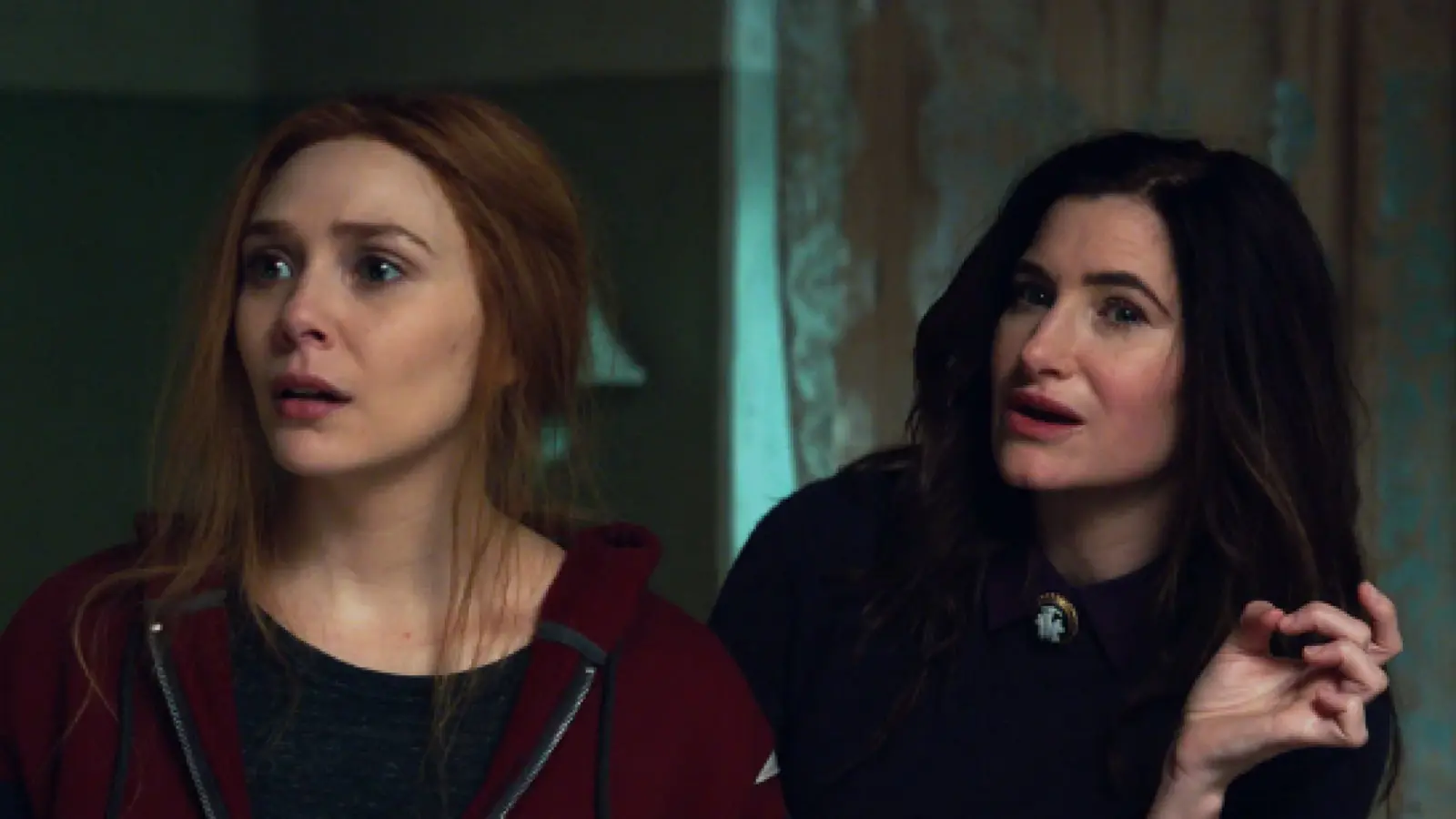 Elizabeth Olsen and Kathryn Hahn in WandaVision