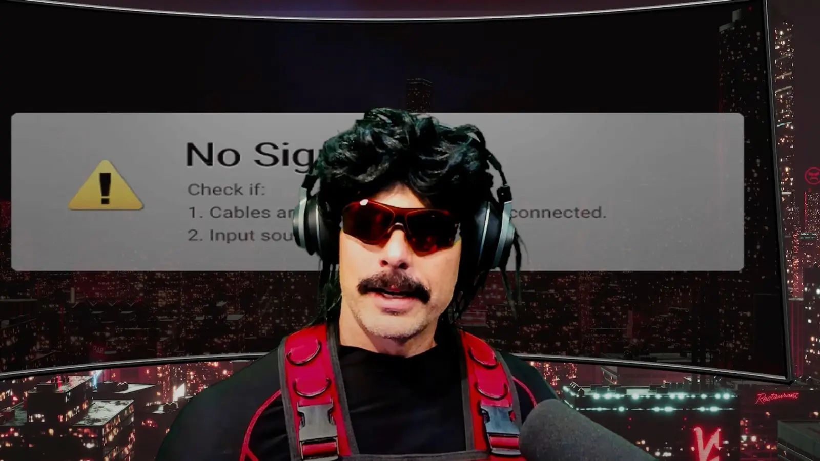 Dr Disrespect tech issues header