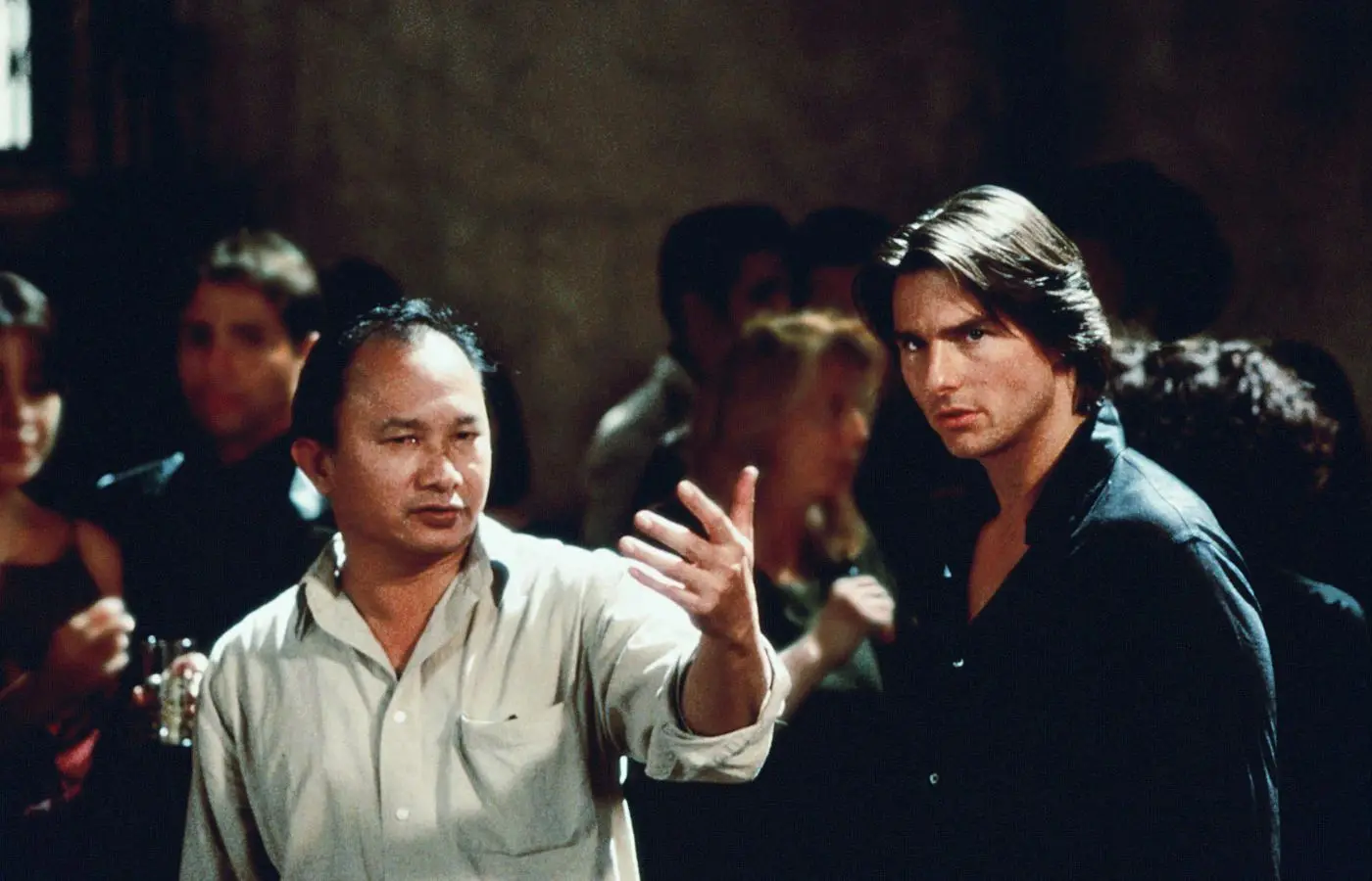 John Woo directing Mission: Impossible 2