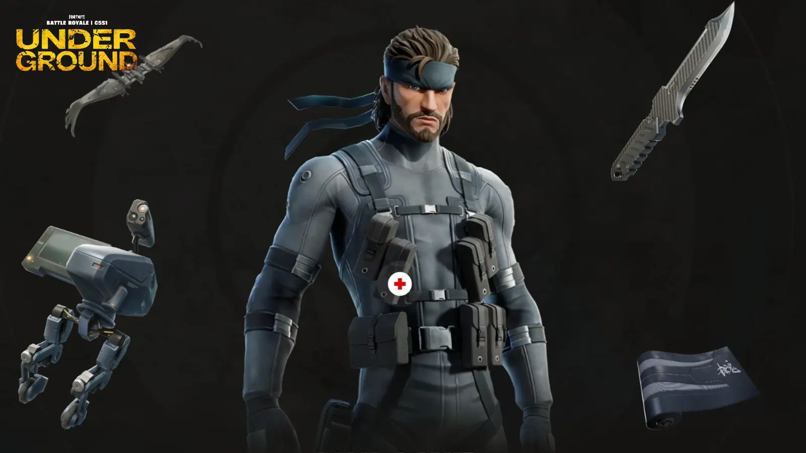 Fortnite Solid Snake LOGO