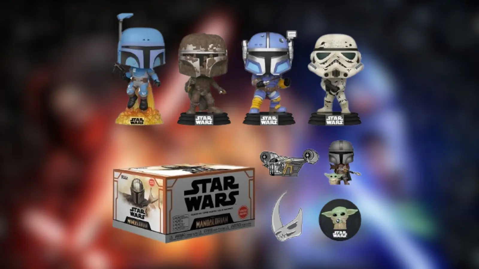 Star Wars Mandalorian Funko Pop mystery box