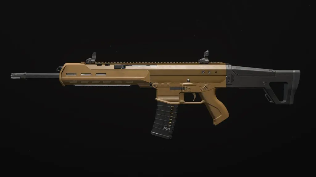 MCW assault rifle in MW3.