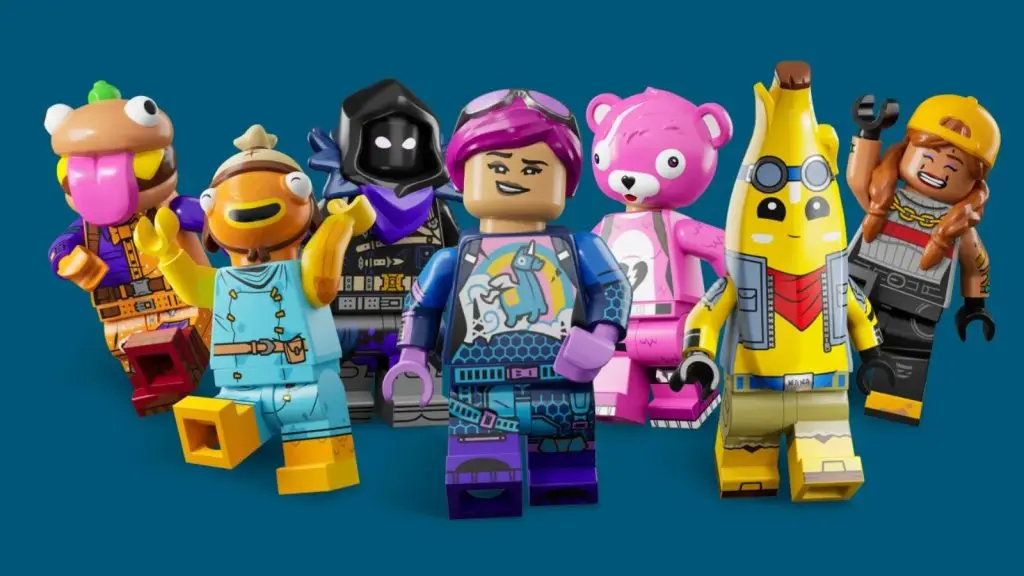 Fortnite LEGO mini figures