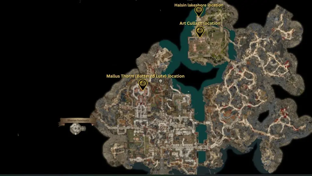 Baldur's Gate 3 locations